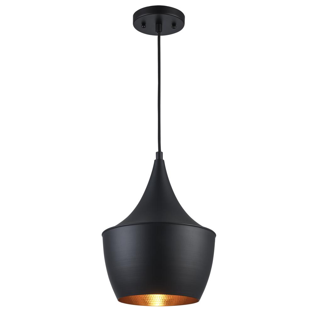 1LT PENDANT-9.5&#34; METAL SHADE-B