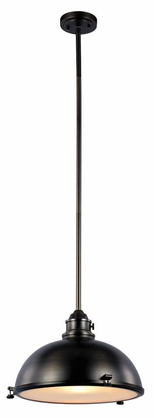 1LT PENDANT-RETRO INDUST-LG-WB