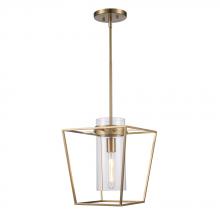 Trans Globe 11390 AG - 1LT PENDANT-12" WIDE CAGE-AG
