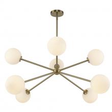 Trans Globe 11618 AG - 8LT CHANDELIER-GLOBES-AG