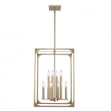 Trans Globe 11717 AG - 8LT PENDANT MID CENTURY-AG