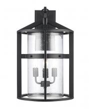 Trans Globe 51682 BK - 3LT MDRN RUSTIC WALL LANTERN L