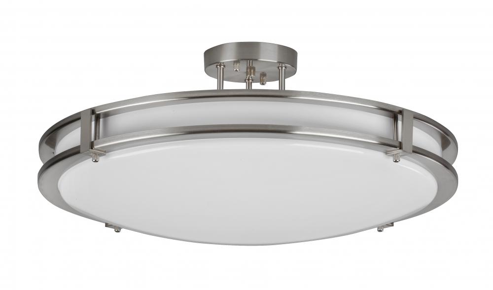 Carlisle 12&#39;&#39; LED Semi-Flush,120V,5 AJ CCT