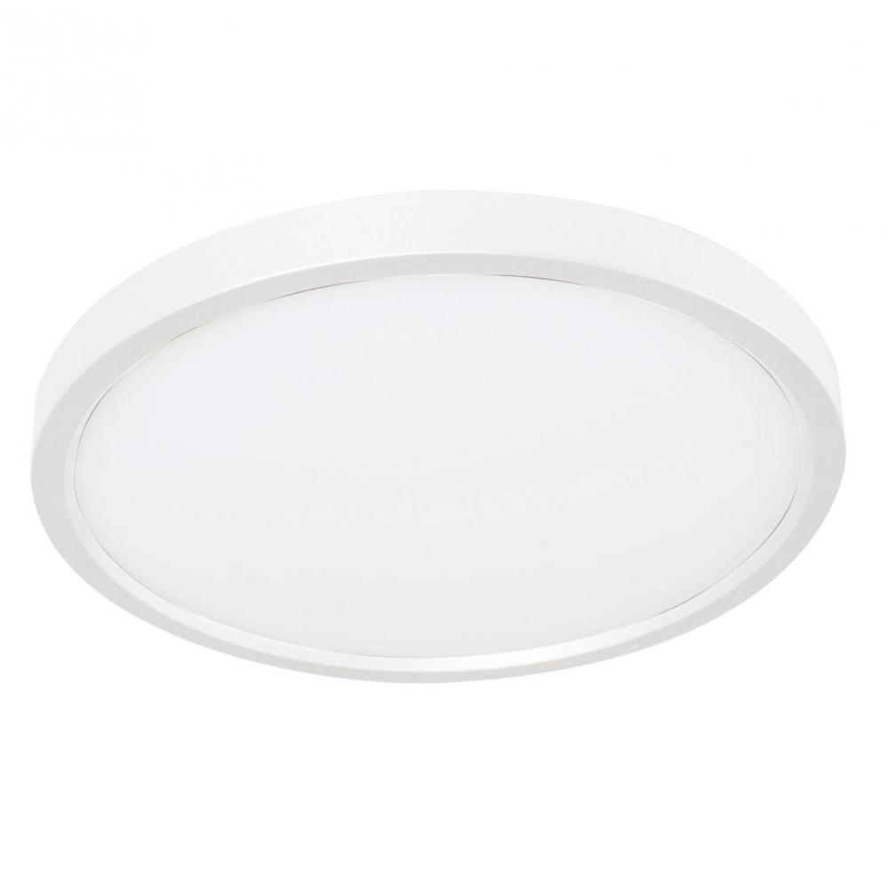 Edge Round 12&#39;&#39; Flush Mount Led 22W 277V,5 CCT,WH