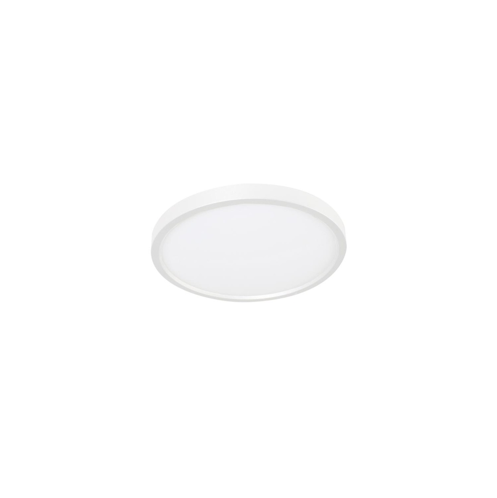 Edge Round 12&#39;&#39; LED Flush Mount, 120V, 22W, 5 CCT, WH