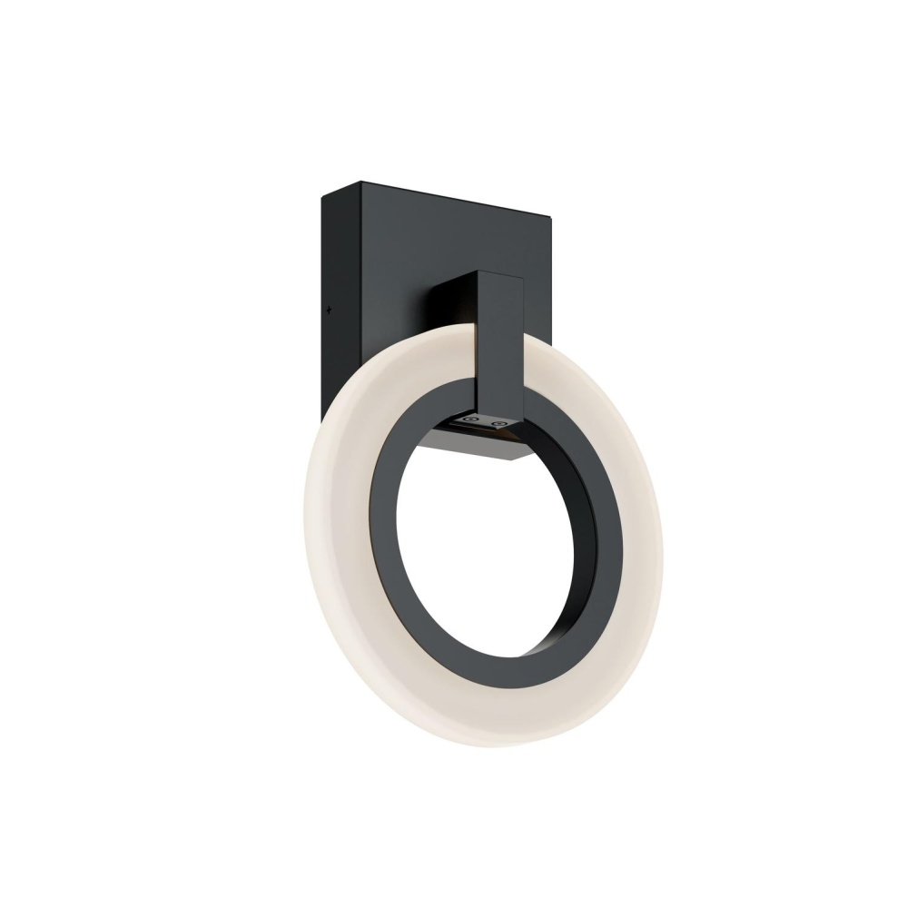 Halo 11&#39;&#39; LED Sconce, 120-277V, 18W, 5 CCT, BK