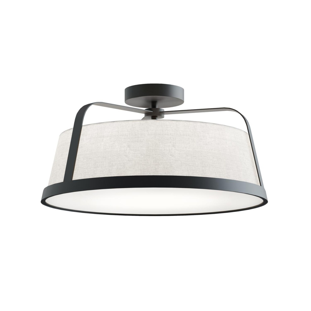 Lizzette 18&#39;&#39; Med Base Ceiling, 120V, BK