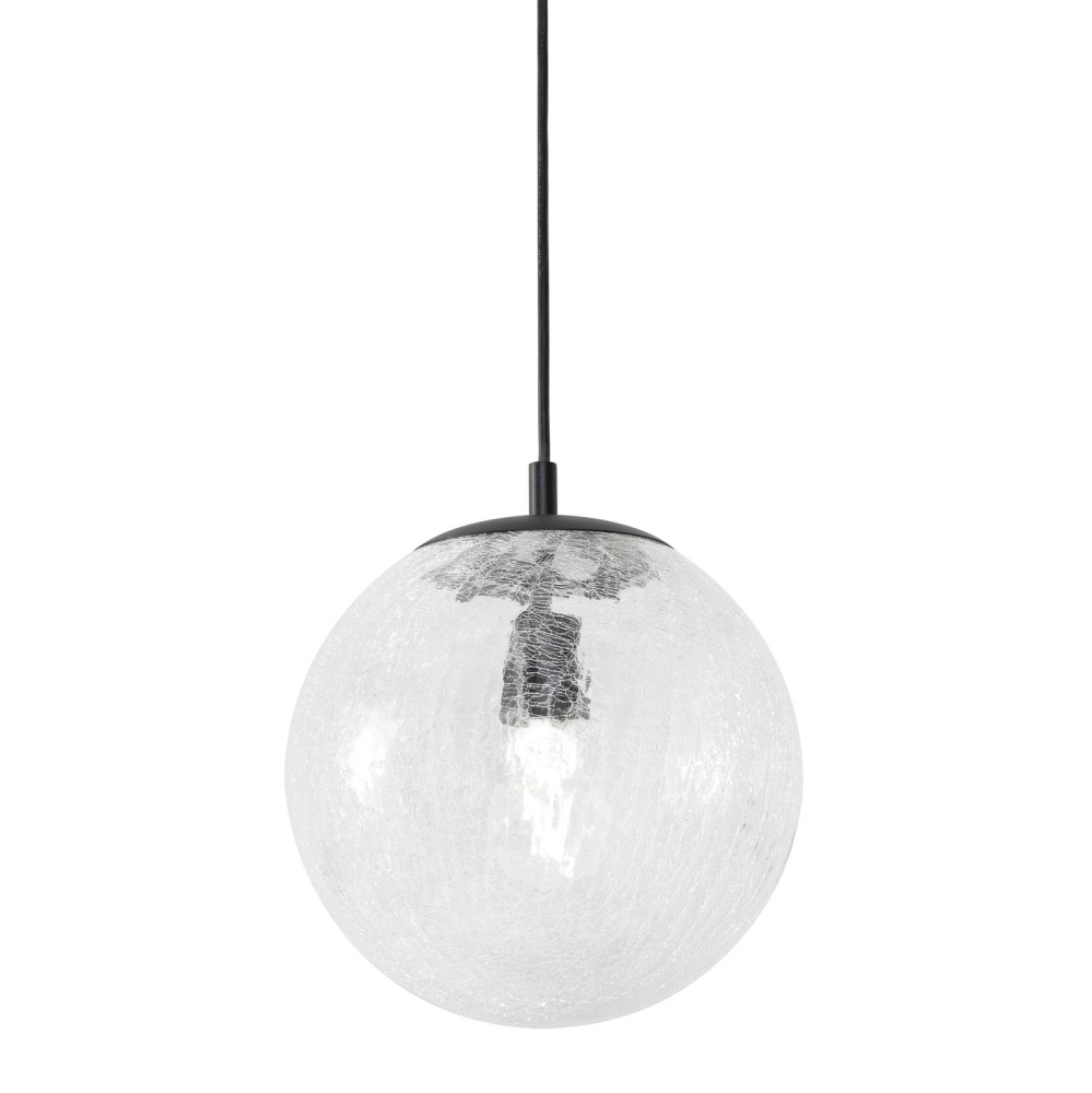 Palla 09&#39;&#39; Medium Base Pendant, 120V, BK