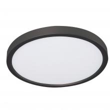 AFX Lighting, Inc. EGRF08LAJD3BK - Edge Round 8'' Flush Mount Led 15W 277V,5 CCT,BK