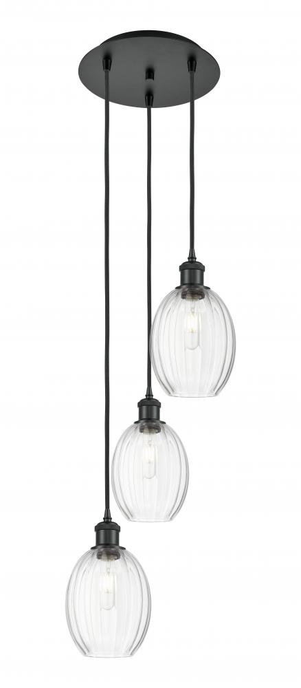 Preston Bulb - 3 Light - 13 inch - Matte Black - Cord Hung - Multi Pendant