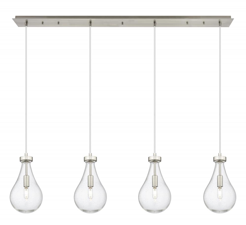 Owego - 4 Light - 49 inch - Brushed Satin Nickel - Linear Pendant