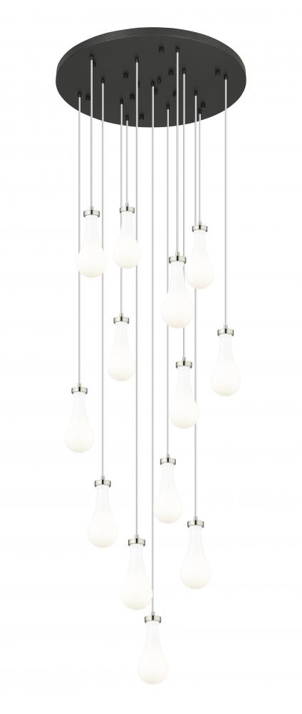 Owego - 13 Light - 32 inch - Brushed Satin Nickel - Multi Pendant