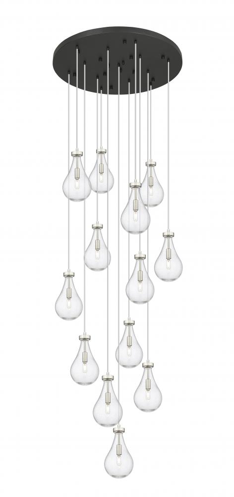 Owego - 13 Light - 32 inch - Brushed Satin Nickel - Multi Pendant