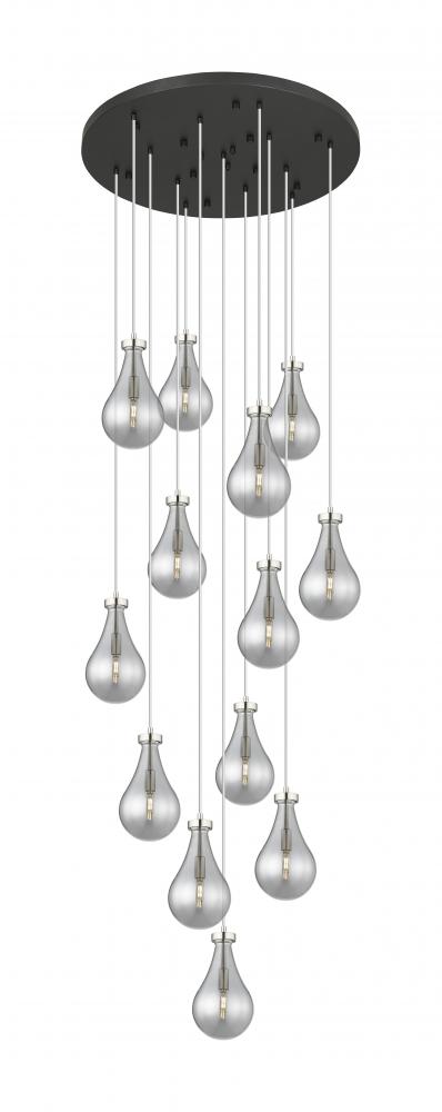 Owego - 13 Light - 32 inch - Brushed Satin Nickel - Multi Pendant