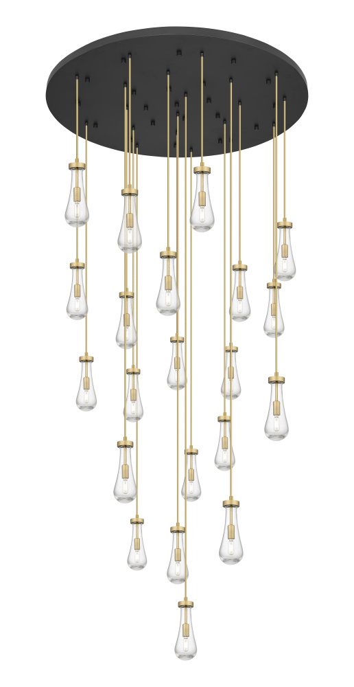 Owego - 21 Light - 48 inch - Brushed Brushed Brass - Multi Pendant