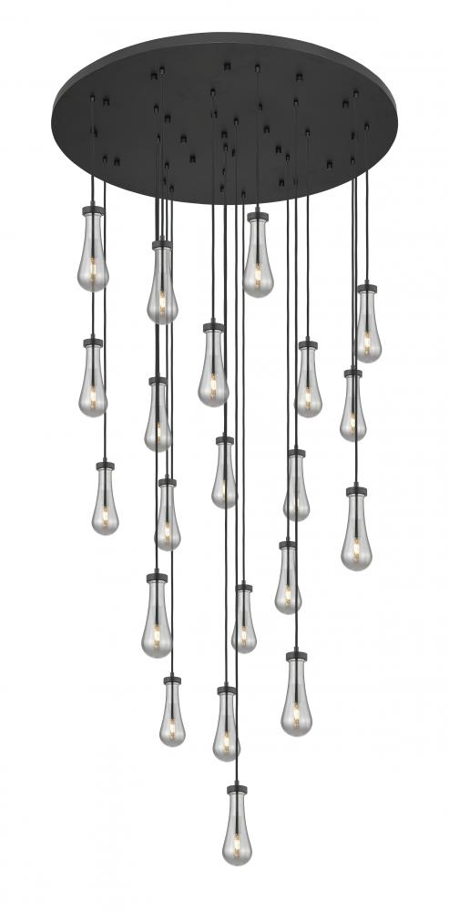 Owego - 21 Light - 48 inch - Matte Black - Multi Pendant