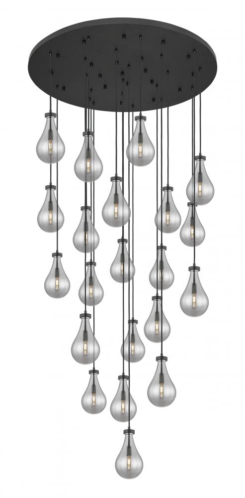 Owego - 21 Light - 48 inch - Matte Black - Multi Pendant