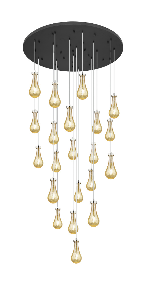 Owego - 21 Light - 48 inch - Polished Nickel - Multi Pendant