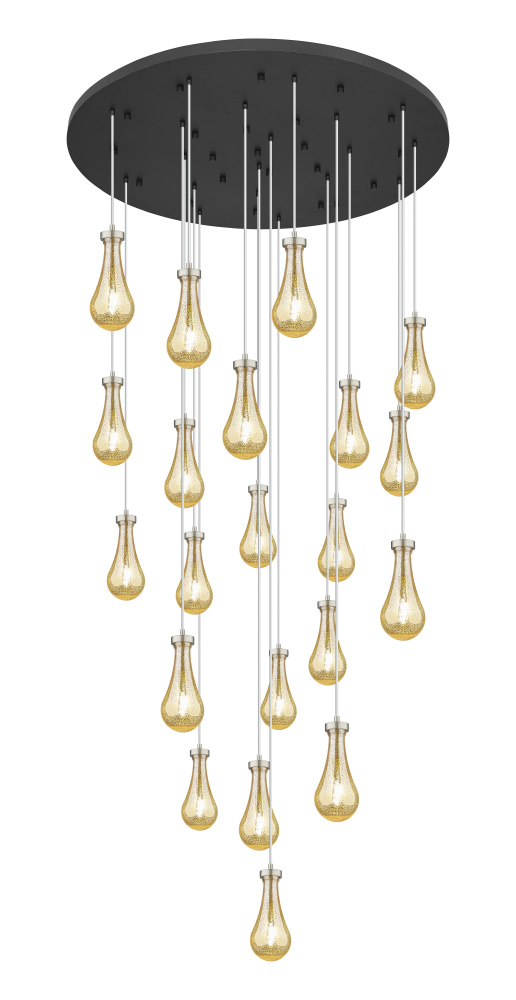 Owego - 21 Light - 48 inch - Brushed Satin Nickel - Multi Pendant
