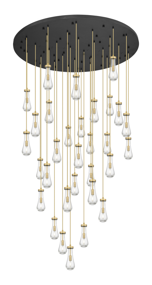 Owego - 31 Light - 60 inch - Brushed Brushed Brass - Multi Pendant