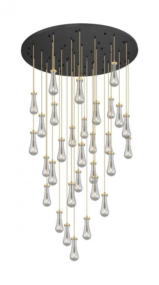 Owego - 31 Light - 60 inch - Brushed Brass - Multi Pendant