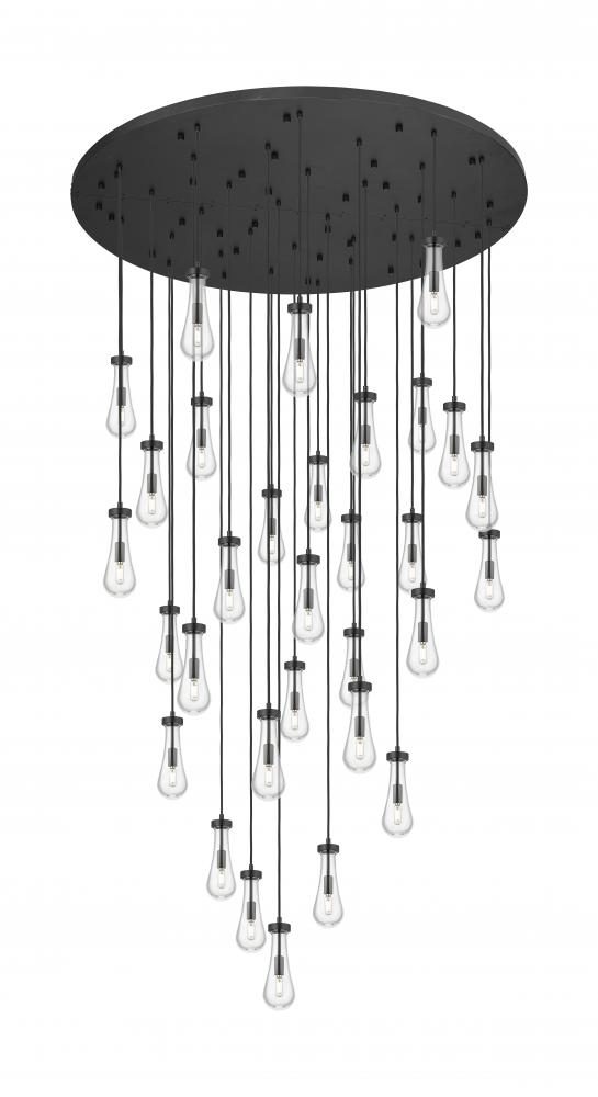 Owego - 31 Light - 60 inch - Matte Black - Multi Pendant