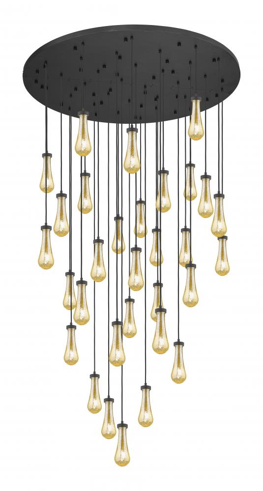 Owego - 31 Light - 60 inch - Brushed Matte Black - Multi Pendant