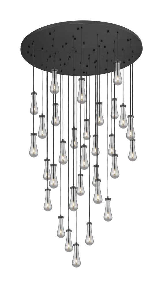Owego - 31 Light - 60 inch - Matte Black - Multi Pendant