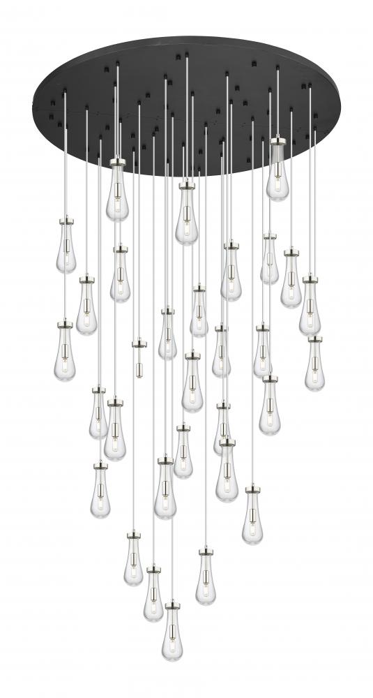 Owego - 31 Light - 60 inch - Polished Nickel - Multi Pendant