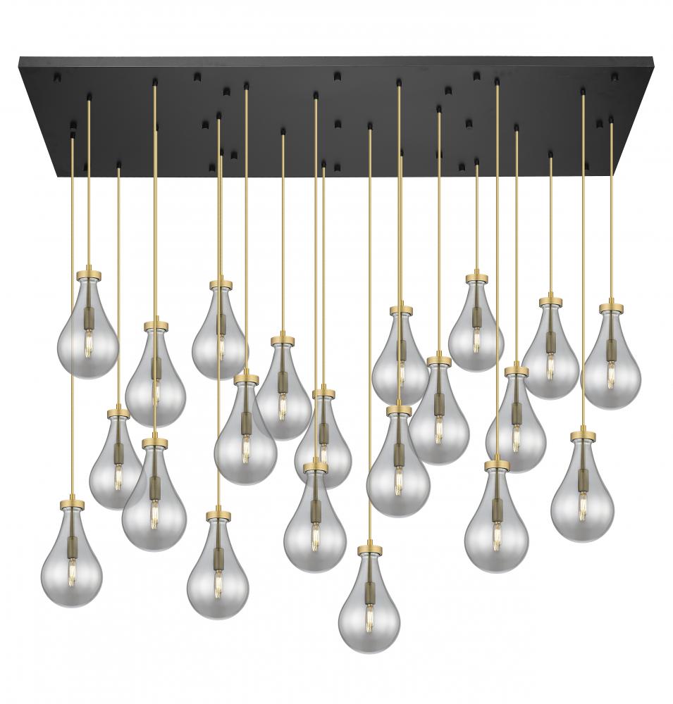 Owego - 21 Light - 71 inch - Brushed Brass - Multi Pendant