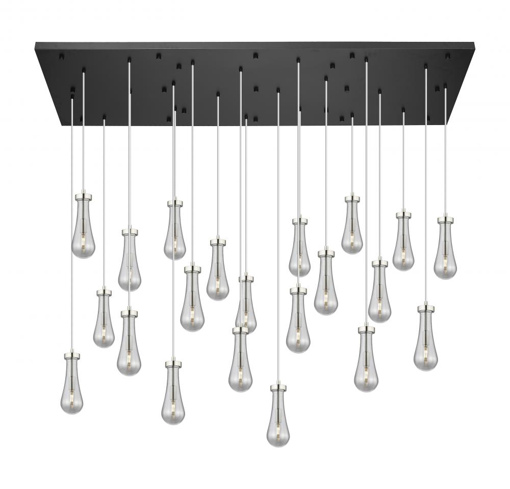 Owego - 21 Light - 71 inch - Brushed Satin Nickel - Multi Pendant