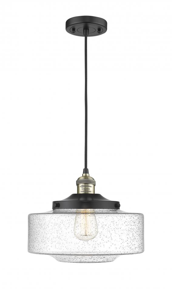 Bridgeton - 1 Light - 12 inch - Black Antique Brass - Cord hung - Mini Pendant