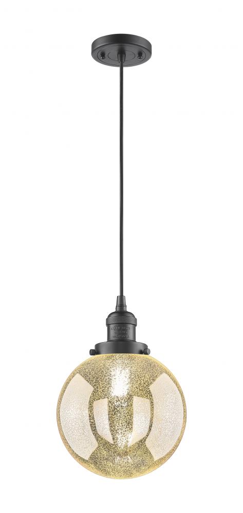 Beacon - 1 Light - 8 inch - Oil Rubbed Bronze - Cord hung - Mini Pendant