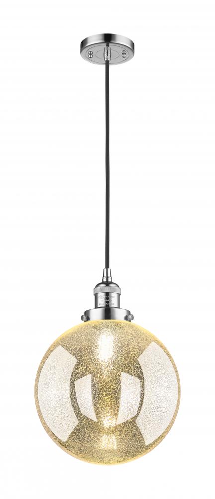 Beacon - 1 Light - 10 inch - Polished Chrome - Cord hung - Mini Pendant