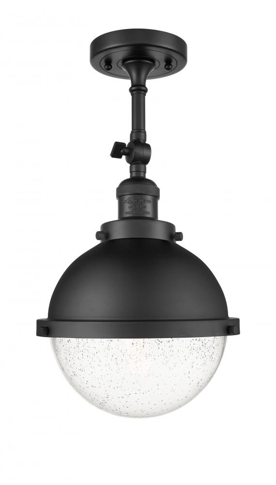 Hampden - 1 Light - 9 inch - Matte Black - Adjustable Semi-Flush Mount