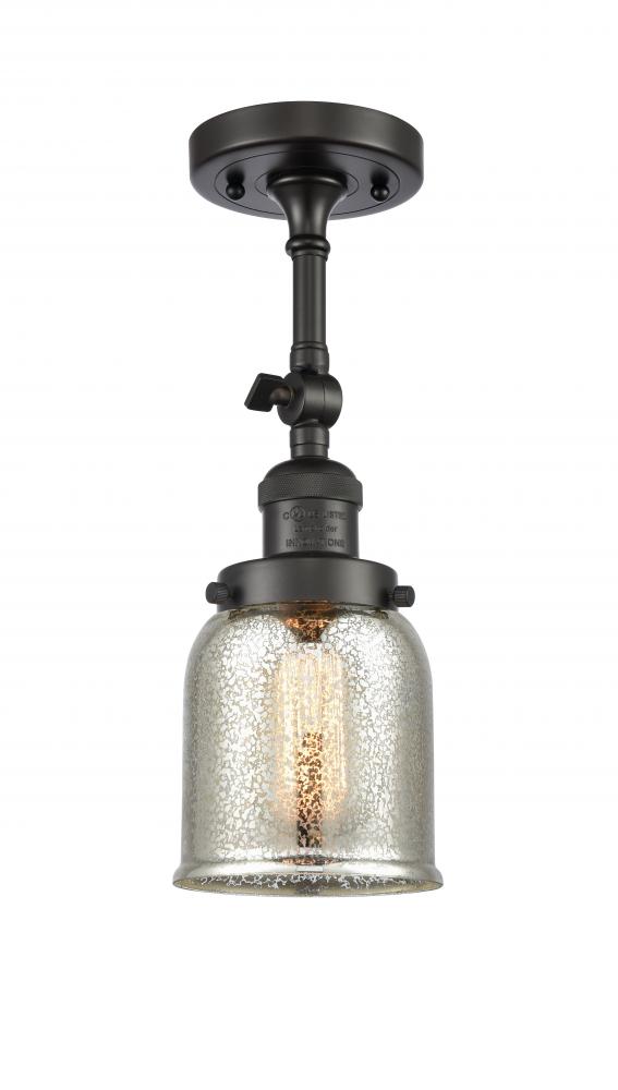 Bell - 1 Light - 5 inch - Oil Rubbed Bronze - Adjustable Semi-Flush Mount