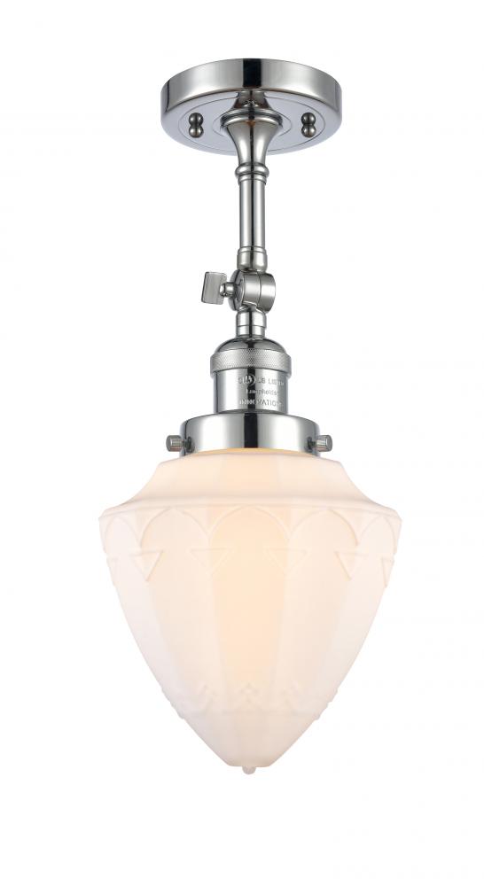 Bullet - 1 Light - 6 inch - Polished Chrome - Adjustable Semi-Flush Mount