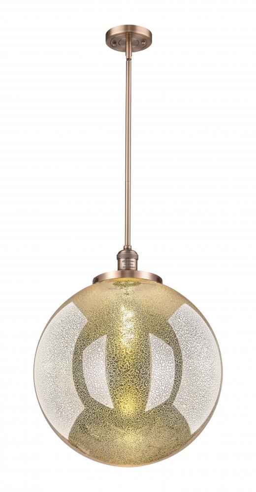 Beacon - 1 Light - 18 inch - Antique Copper - Stem Hung - Pendant