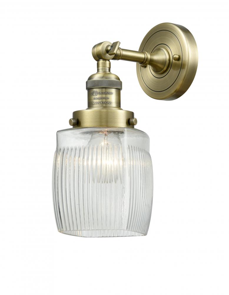 Colton - 1 Light - 6 inch - Antique Brass - Adjustable Sconce