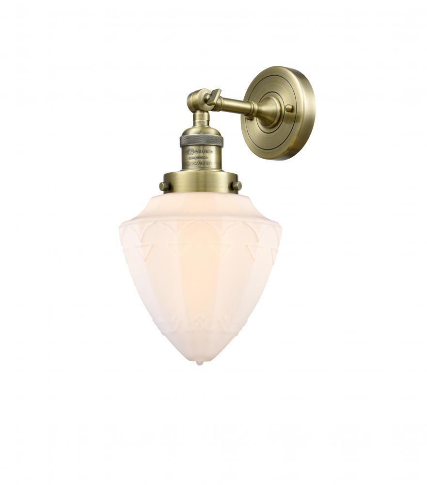 Bullet - 1 Light - 7 inch - Antique Brass - Adjustable Sconce
