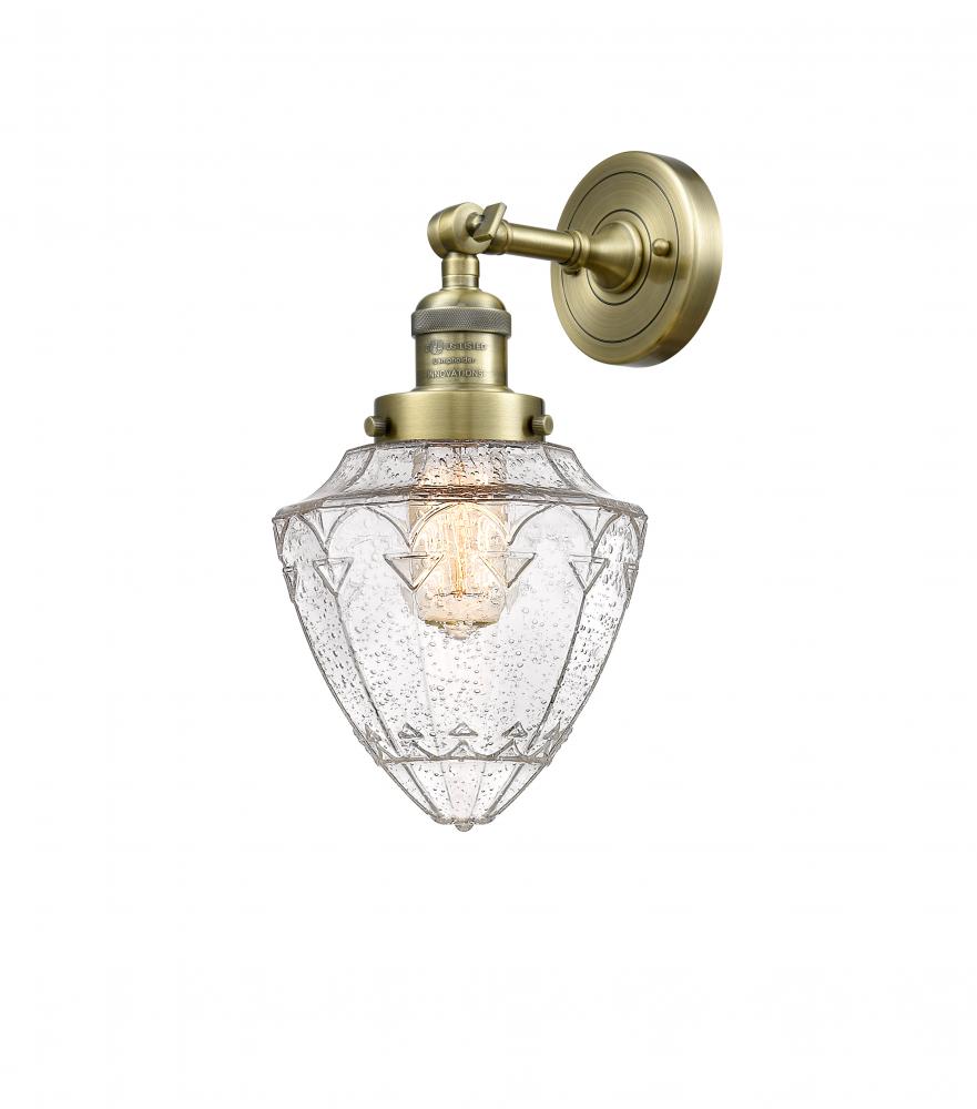 Bullet - 1 Light - 7 inch - Antique Brass - Adjustable Sconce