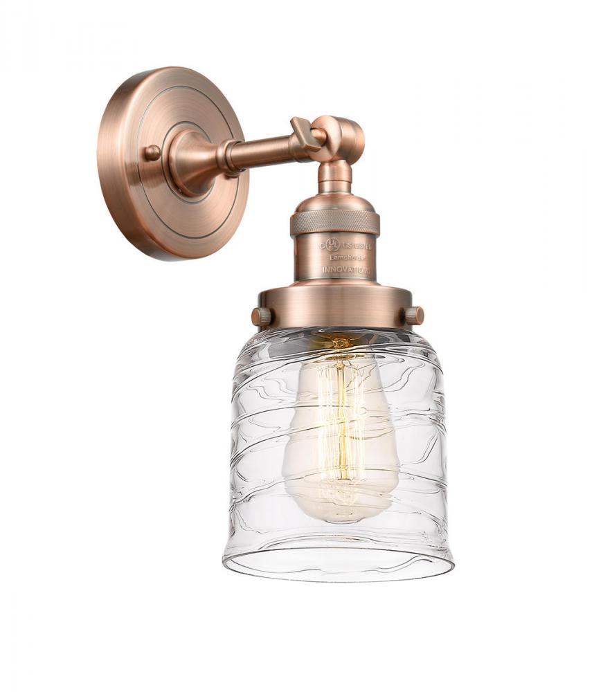 Bell - 1 Light - 5 inch - Antique Copper - Adjustable Sconce