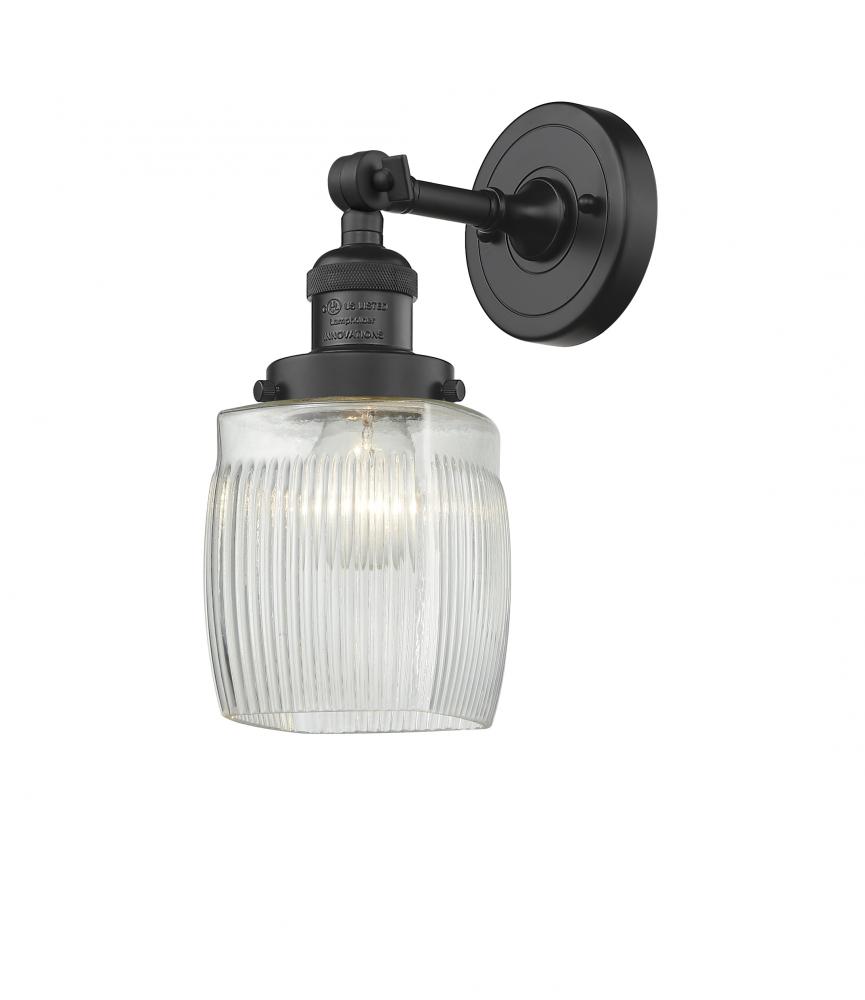 Colton - 1 Light - 6 inch - Matte Black - Adjustable Sconce