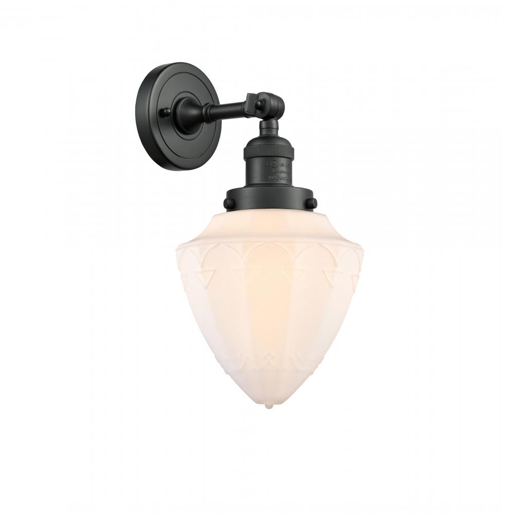 Bullet - 1 Light - 7 inch - Matte Black - Adjustable Sconce