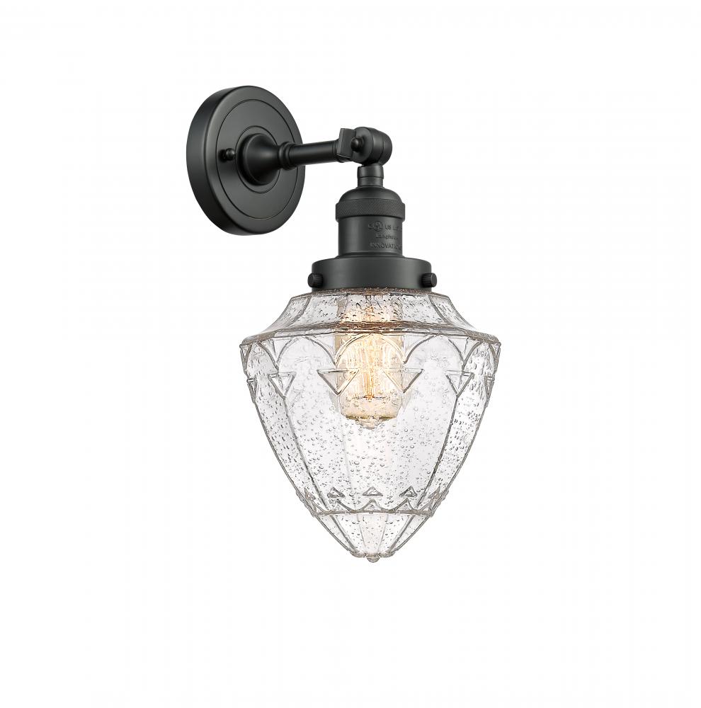 Bullet - 1 Light - 7 inch - Matte Black - Adjustable Sconce