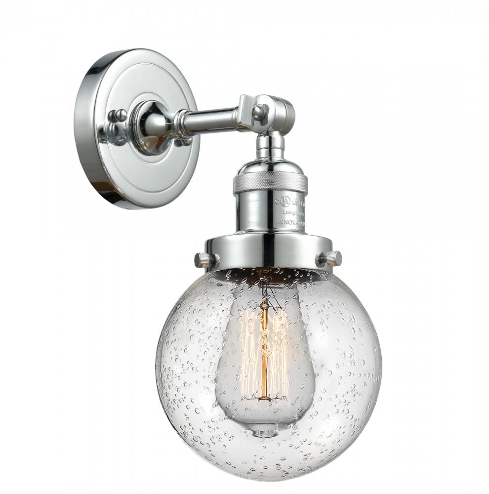 Beacon - 1 Light - 6 inch - Polished Chrome - Adjustable Sconce