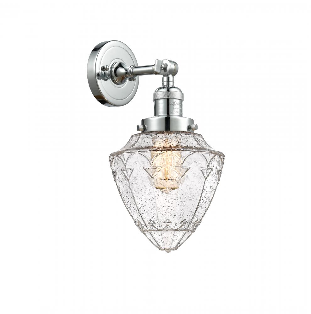 Bullet - 1 Light - 7 inch - Polished Chrome - Adjustable Sconce