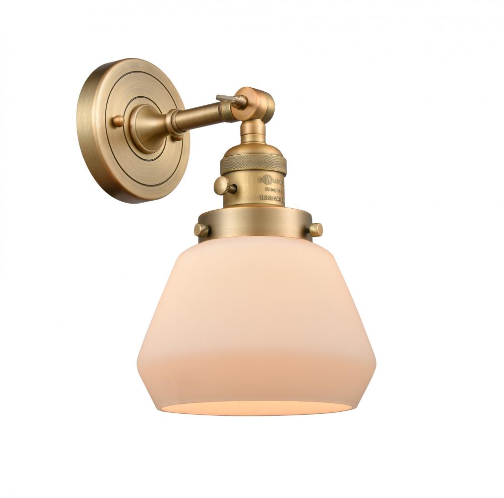 Fulton - 1 Light - 7 inch - Brushed Brass - Adjustable Sconce