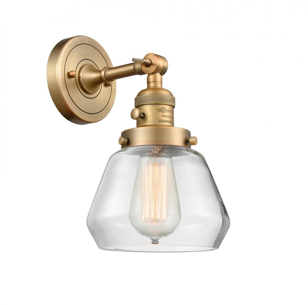 Fulton - 1 Light - 7 inch - Brushed Brass - Adjustable Sconce