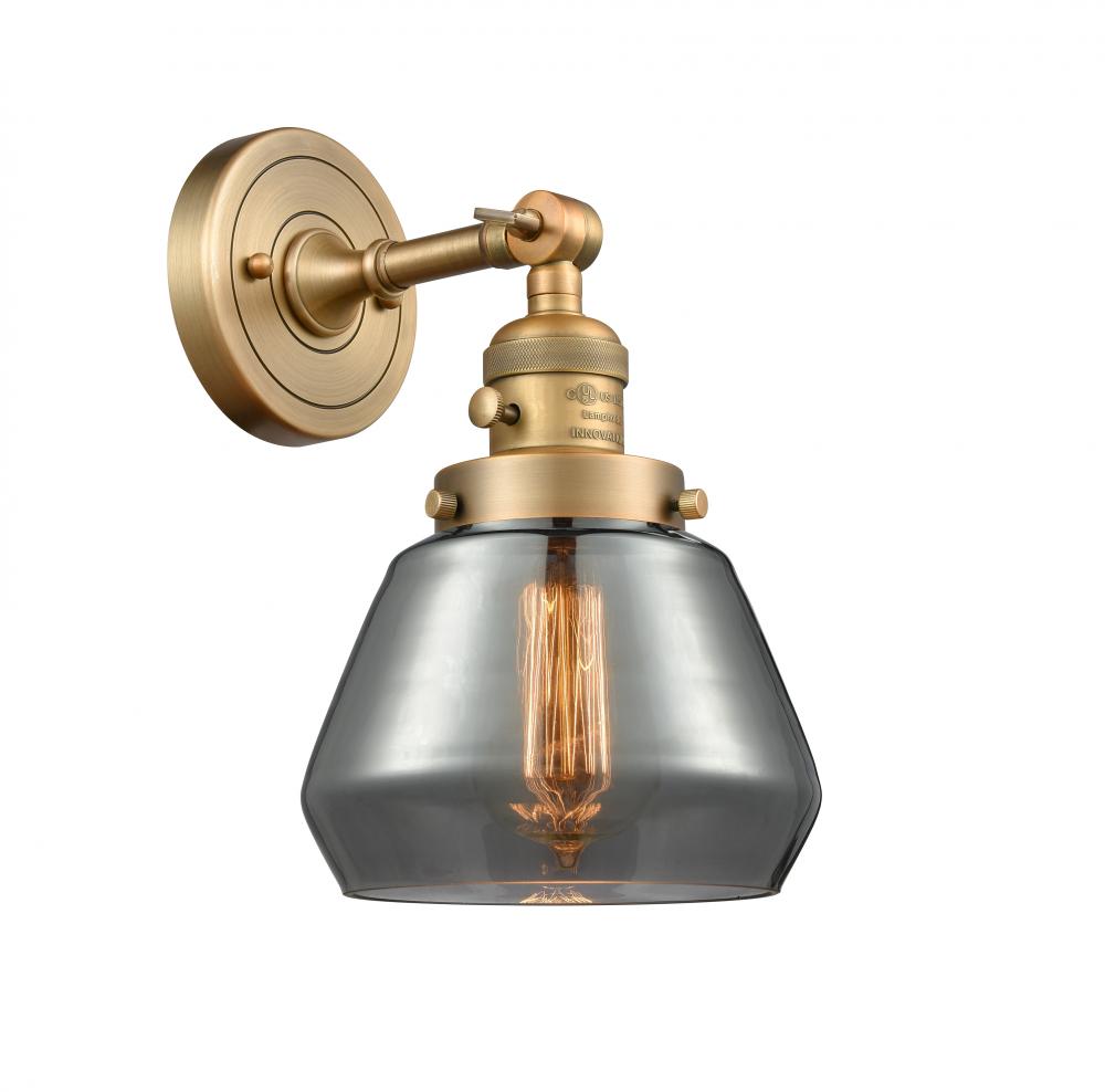 Fulton - 1 Light - 7 inch - Brushed Brass - Adjustable Sconce